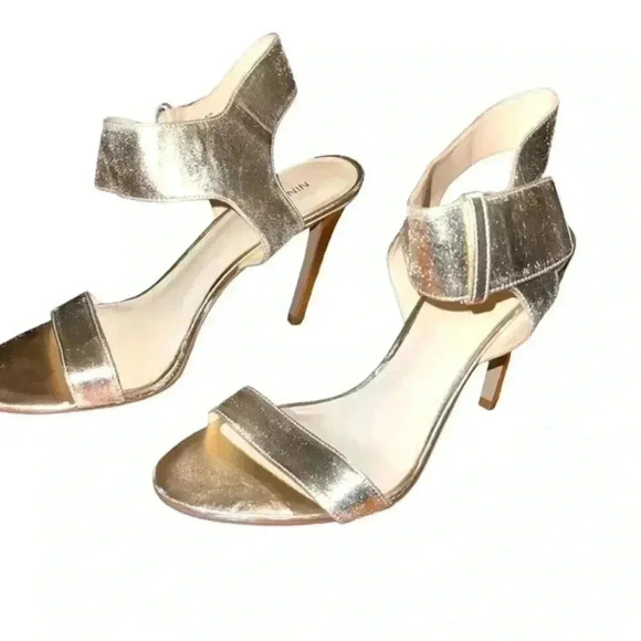 NINE WEST BRODEA METALLIC SANDAL - Picture 3 of 15